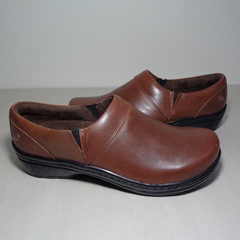 Klogs Footwear Size 8.5 M MISSION Brown Leather Clogs Loafers New Women's Shoes